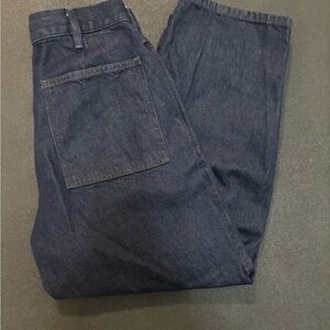 Uniqlo Blue Relaxed Jeans with Classic Indigo Wash